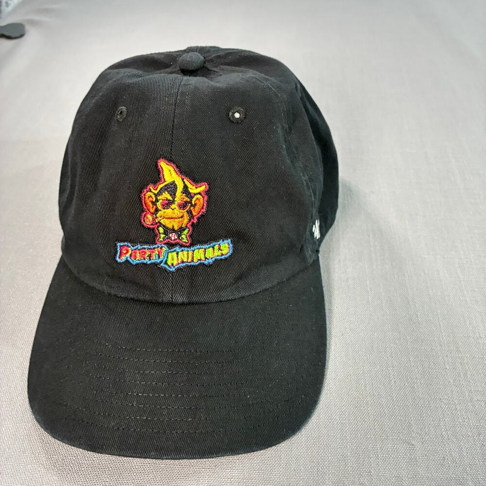 47 Brand Party Animals Dad Hat Black Adjustable Strapback Cap OSFA